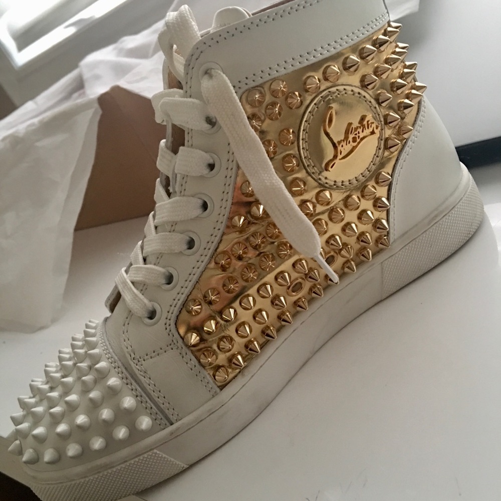 Christian Louboutin Sneakers | Louis Spikes Flat - Picture 7 of 16